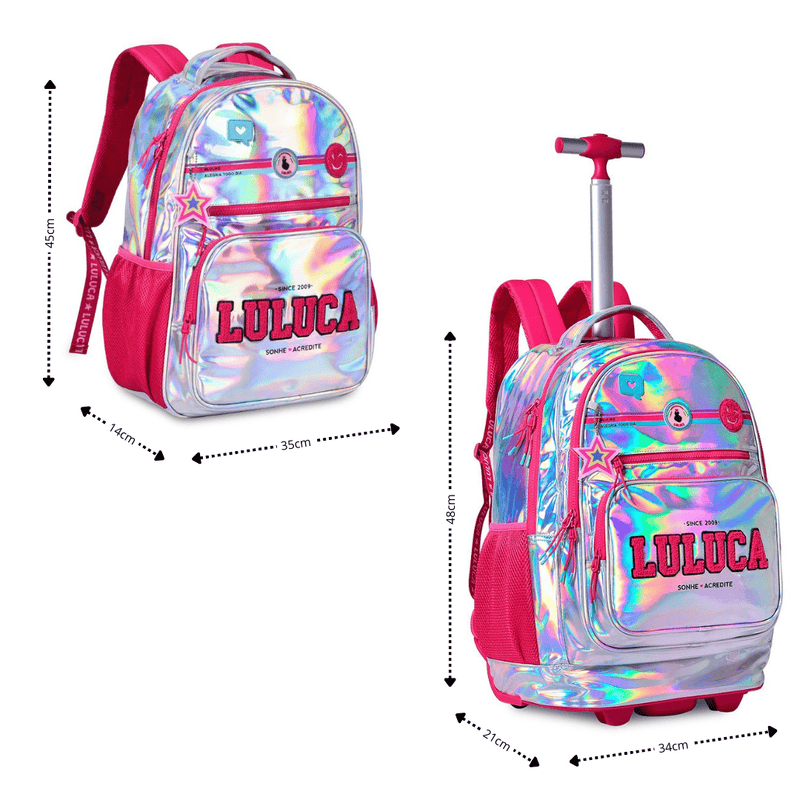 Mochila Luluca Kit Completo Exclusivo