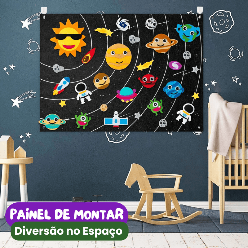 Brinquedo Montessori Painel de Montar