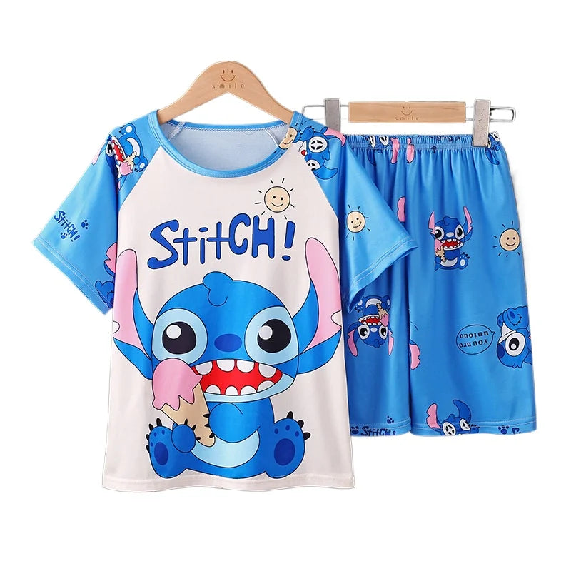 Pijama Infantil do Stitch e Personagens