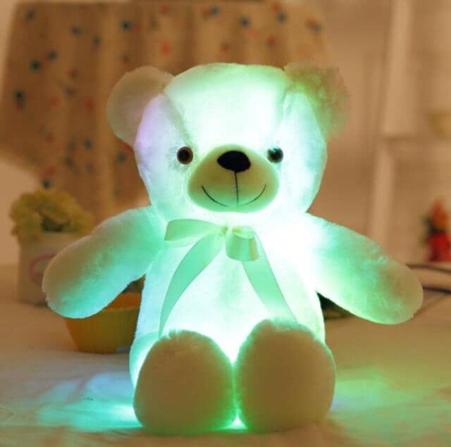 Urso de pelúcia com Luz de Led