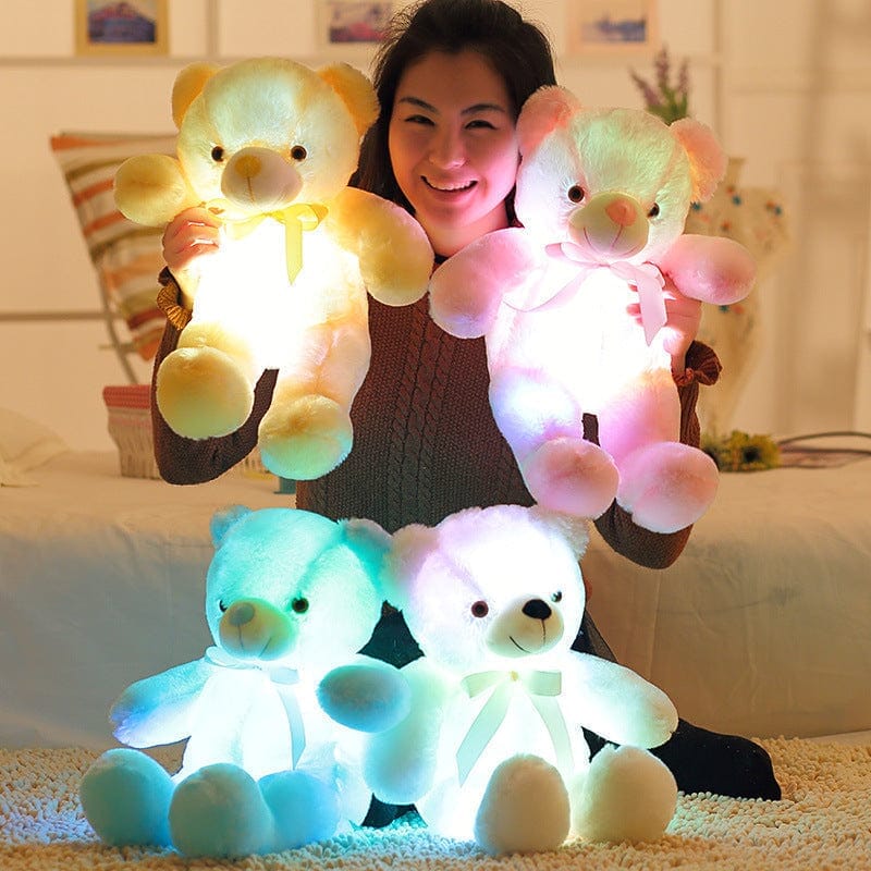 Urso de pelúcia com Luz de Led